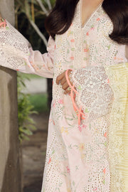 Qalamkar Festive Chikankari Lawn Unstitched 3Pc Suit PS-03 IRSA