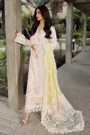 Qalamkar Festive Chikankari Lawn Unstitched 3Pc Suit PS-03 IRSA