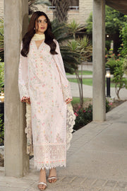 Qalamkar Festive Chikankari Lawn Unstitched 3Pc Suit PS-03 IRSA