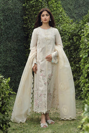 Qalamkar Festive Chikankari Lawn Unstitched 3Pc Suit PS-04 ZUHA