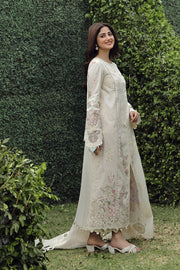 Qalamkar Festive Chikankari Lawn Unstitched 3Pc Suit PS-04 ZUHA