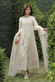 Qalamkar Festive Chikankari Lawn Unstitched 3Pc Suit PS-04 ZUHA