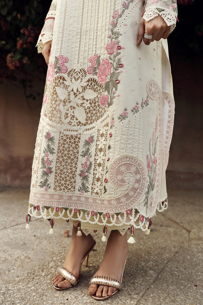 Qalamkar Festive Chikankari Lawn Unstitched 3Pc Suit PS-05 AMAAR