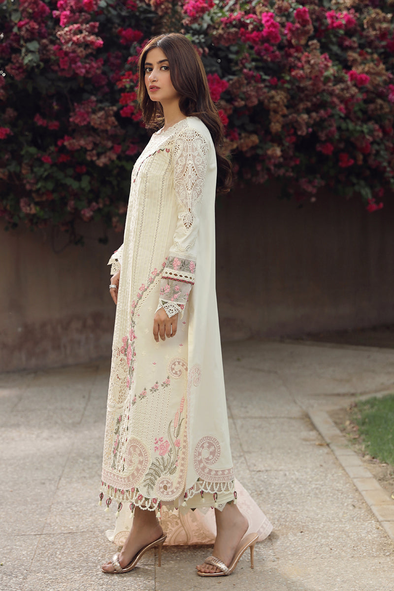Qalamkar Festive Chikankari Lawn Unstitched 3Pc Suit PS-05 AMAAR