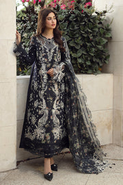 Qalamkar Festive Chikankari Lawn Unstitched 3Pc Suit PS-07 HAMNA