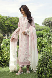 Qalamkar Festive Chikankari Lawn Unstitched 3Pc Suit PS-09 FARVA