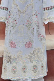 Qalamkar Festive Chikankari Lawn Unstitched 3Pc Suit PS-10 ZAIB