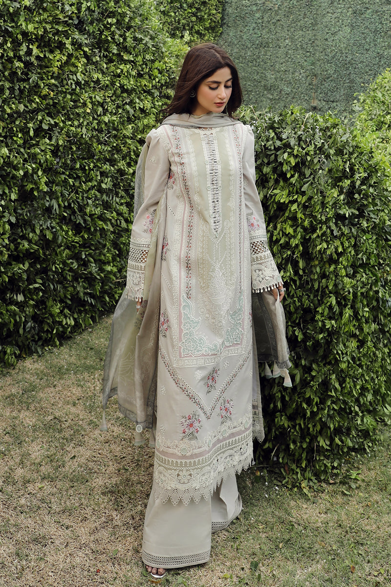 Qalamkar Festive Chikankari Lawn Unstitched 3Pc Suit PS-11 RINNAH