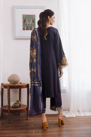 Charizma Poshima Embroidered Leather Unstitched 3Pc Suit PS3-02