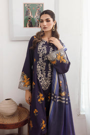 Charizma Poshima Embroidered Leather Unstitched 3Pc Suit PS3-02