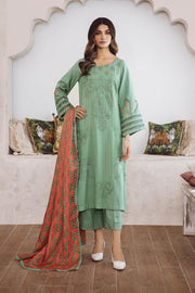 Charizma Poshima Embroidered Leather Unstitched 3Pc Suit PS3-03