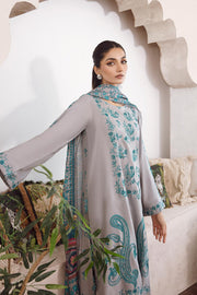 Charizma Poshima Embroidered Leather Unstitched 3Pc Suit PS3-04
