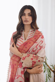 Charizma Poshima Embroidered Leather Unstitched 3Pc Suit PS3-06
