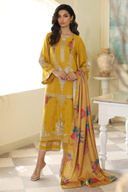 Charizma Poshima Embroidered Leather Unstitched 3Pc Suit PS3-07