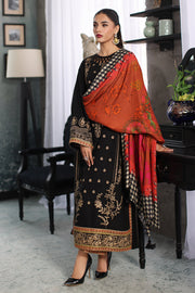 Charizma Poshima Embroidered Leather Unstitched 3Pc Suit PS3-15