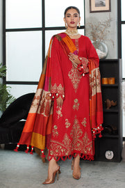 Charizma Poshima Embroidered Leather Unstitched 3Pc Suit PS3-21