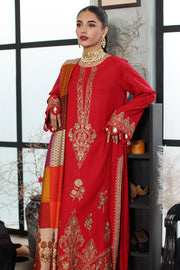 Charizma Poshima Embroidered Leather Unstitched 3Pc Suit PS3-21