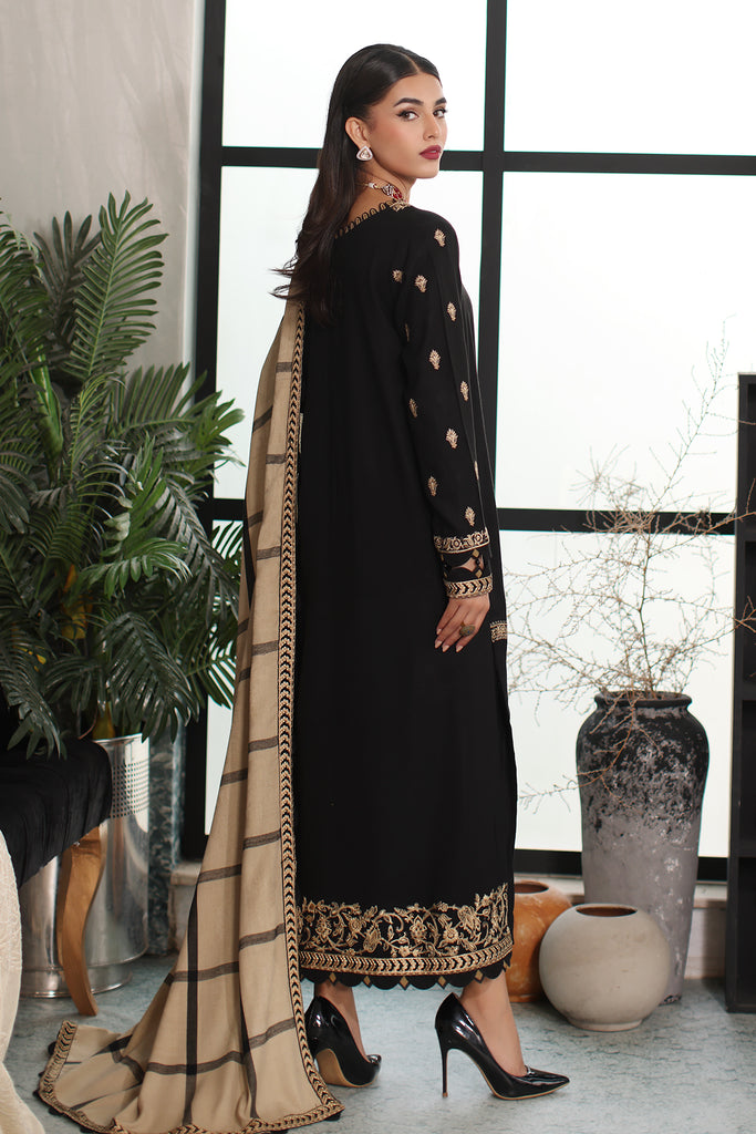 Charizma Poshima Embroidered Leather Unstitched 3Pc Suit PS3-22