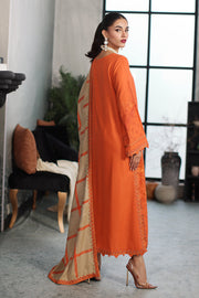 Charizma Poshima Embroidered Leather Unstitched 3Pc Suit PS3-23