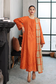 Charizma Poshima Embroidered Leather Unstitched 3Pc Suit PS3-23
