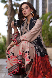 Charizma Poshima Embroidered Leather Unstitched 3Pc Suit PS4-10