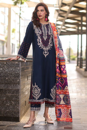 Charizma Poshima Embroidered Leather Unstitched 3Pc Suit PS4-14