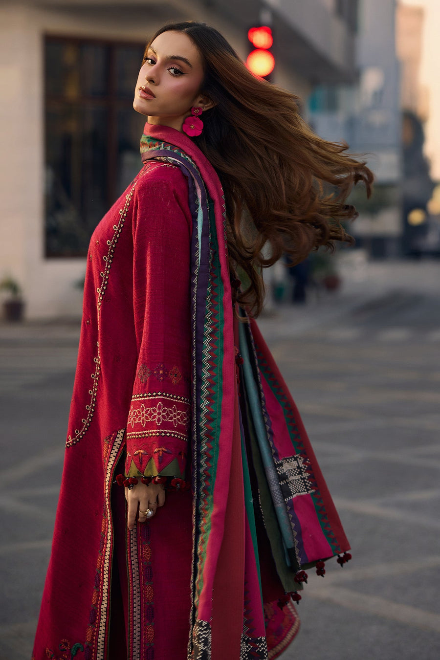 Charizma Poshima Vol-02 Embroidered Leather Unstitched 3Pc Suit PSW5-09