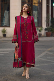 Charizma Poshima Vol-02 Embroidered Leather Unstitched 3Pc Suit PSW5-09