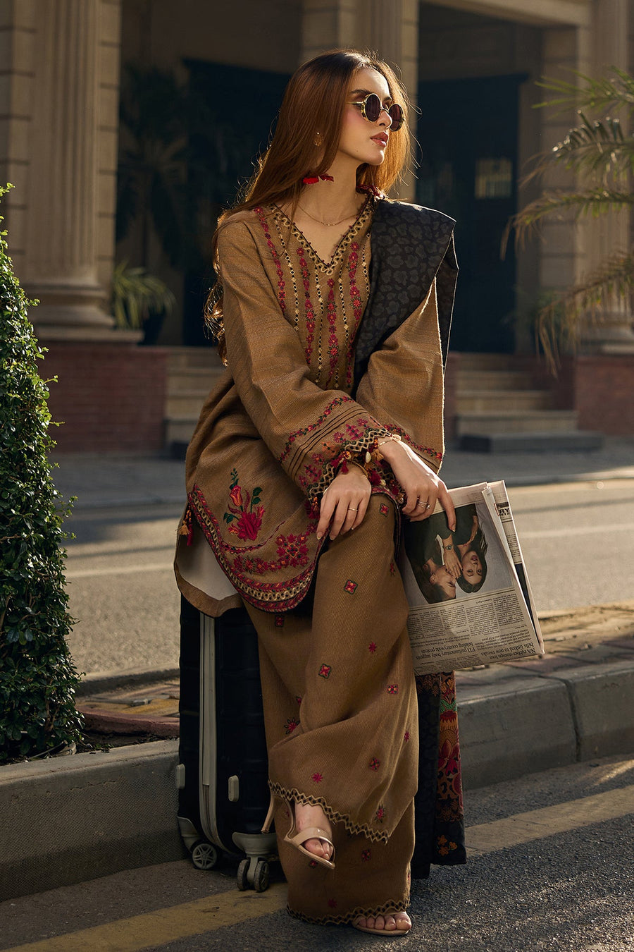 Charizma Poshima Vol-02 Embroidered Leather Unstitched 3Pc Suit PSW5-11
