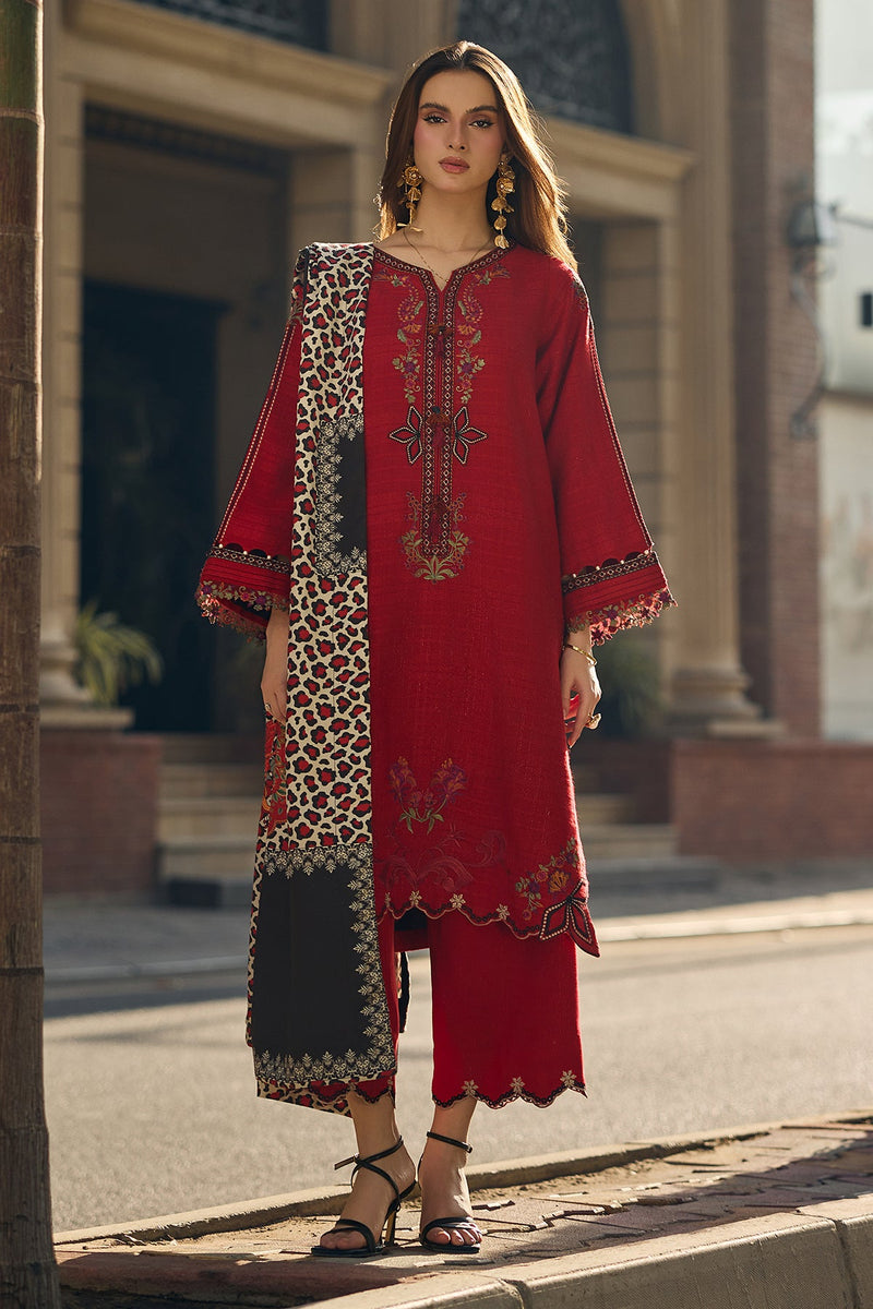 Charizma Poshima Vol-02 Embroidered Leather Unstitched 3Pc Suit PSW5-14