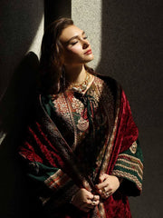 Charizma Poshima Vol-03 Embroidered Leather Unstitched 3Pc Suit PSW5-17