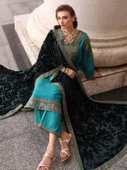 Charizma Poshima Vol-03 Embroidered Leather Unstitched 3Pc Suit PSW5-19