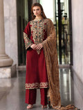Charizma Poshima Vol-03 Embroidered Leather Unstitched 3Pc Suit PSW5-20