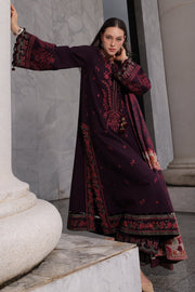 Charizma Poshima Embroidered Peach Leather Unstitched 3Pc Suit PSW6-25