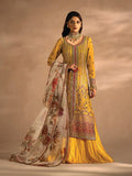 Nayab by Myeesha Embroidered Chiffon Unstitched 3Pc Suit MF23-05 Pukhraaj