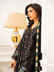 Zeenia Tehzeeb Digital Printed Linen Unstitched 3Pc Suit D-05