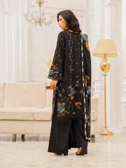 Zeenia Tehzeeb Digital Printed Linen Unstitched 3Pc Suit D-05