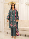 Zeenia Tehzeeb Digital Printed Linen Unstitched 3Pc Suit D-10