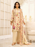 Zeenia Tehzeeb Digital Printed Linen Unstitched 3Pc Suit D-01