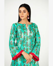 Dhanak by Noorangi Unstitched Printed Lawn 2Pc Suit - Palash