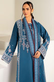 Farasha Summer Weaves Embroidered Lawn Unstitched 3Pc Suit - Pale Blue