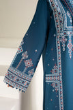 Farasha Summer Weaves Embroidered Lawn Unstitched 3Pc Suit - Pale Blue