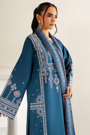 Farasha Summer Weaves Embroidered Lawn Unstitched 3Pc Suit - Pale Blue
