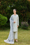 Farasha Sorine Summer Embroidered Lawn Unstitched 3Pc Suit - Palm Whisper
