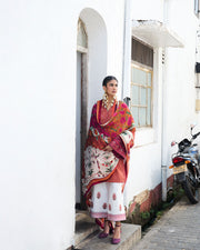 Jugnu by Hussain Rehar Embroidered Lawn Unstitched 3Pc Suit D-09 PANJNAD