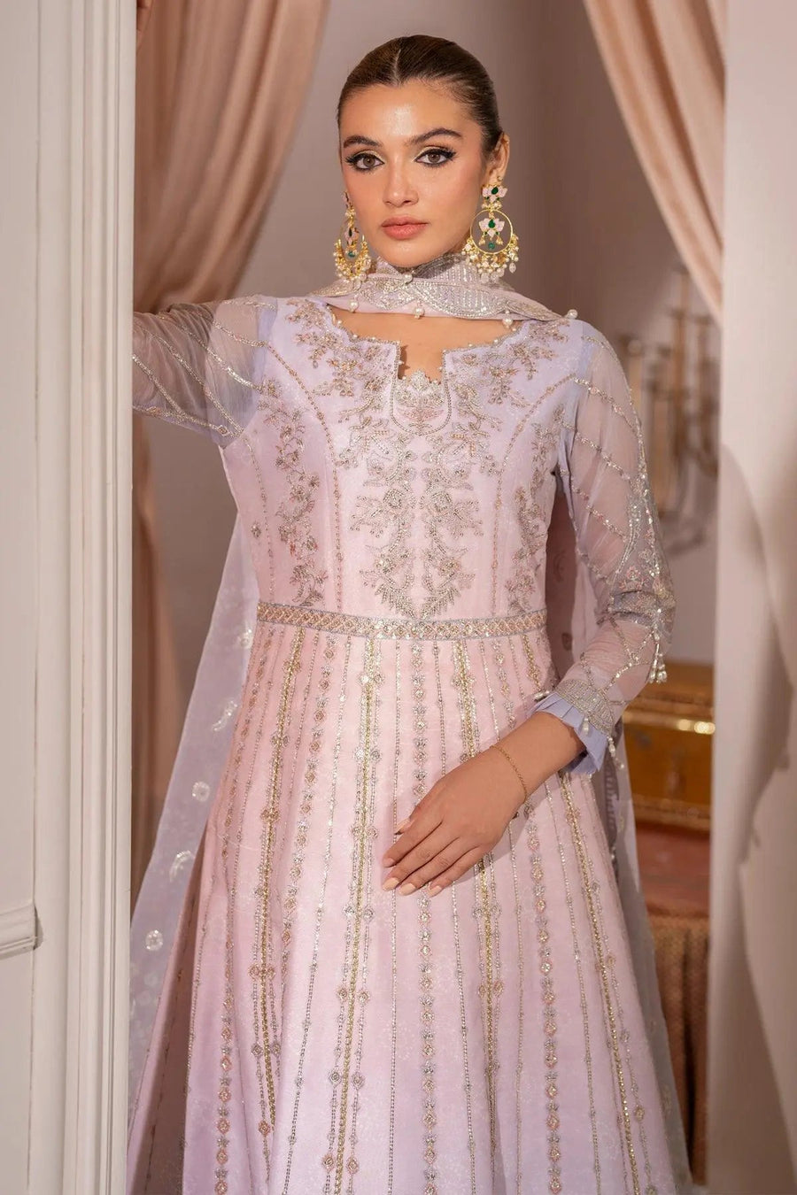 AF-JHLK-05-PARINAAZ Embroidered Chiffon