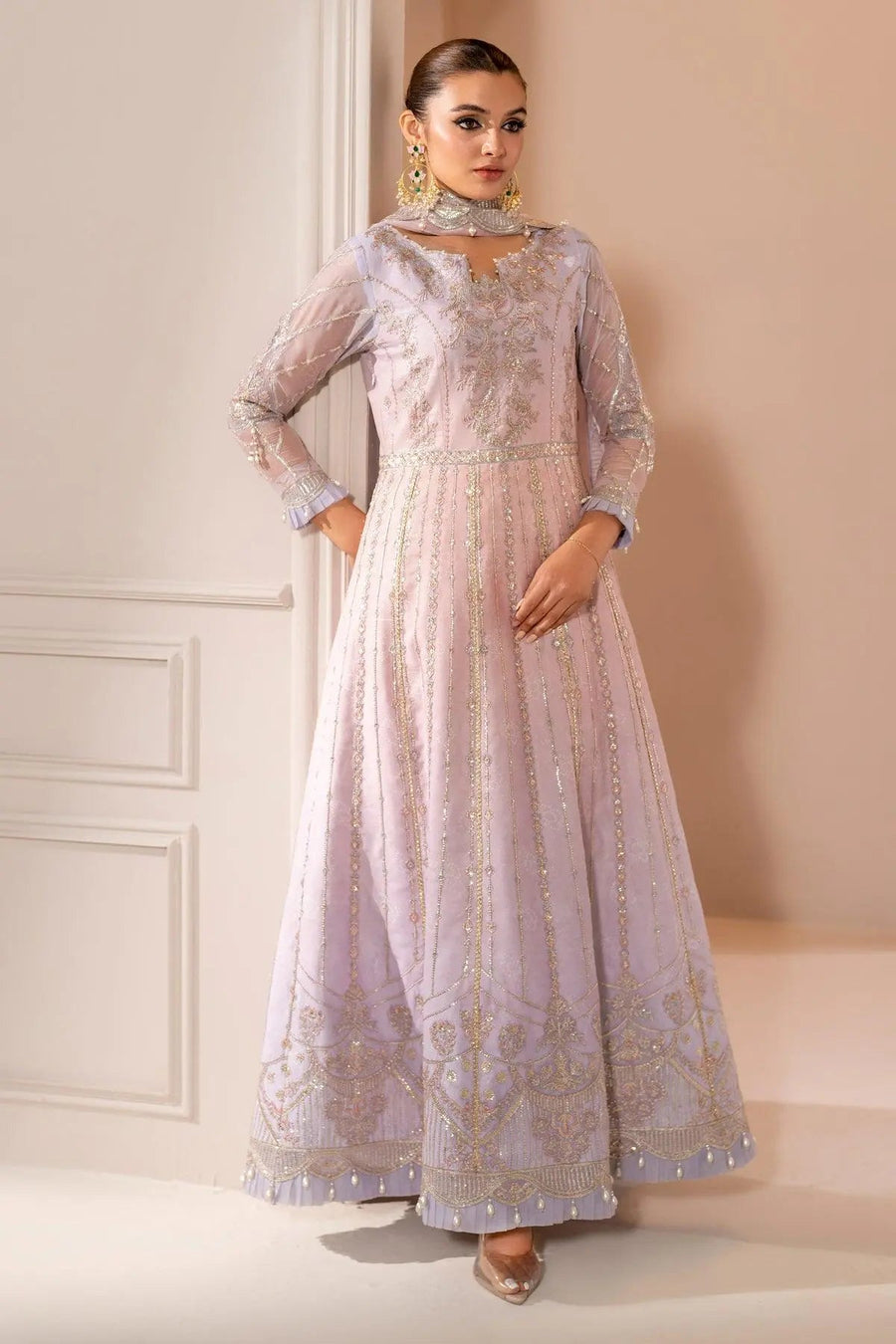 AF-JHLK-05-PARINAAZ Embroidered Chiffon