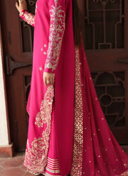 Neeshay Shagun Embroidered Raw Silk Unstitched 3Pc Suit - PARISA