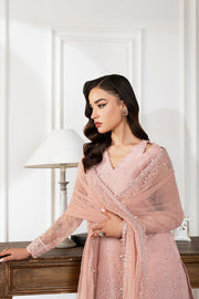 Azzal Mishri Festive Embroidered Organza Unstitched 3Pc Suit M-04 Parisa