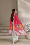 Feathers The Imperial Bloom Printed Lawn Unstitched 3Pc Suit Pastel Breeze-FT657